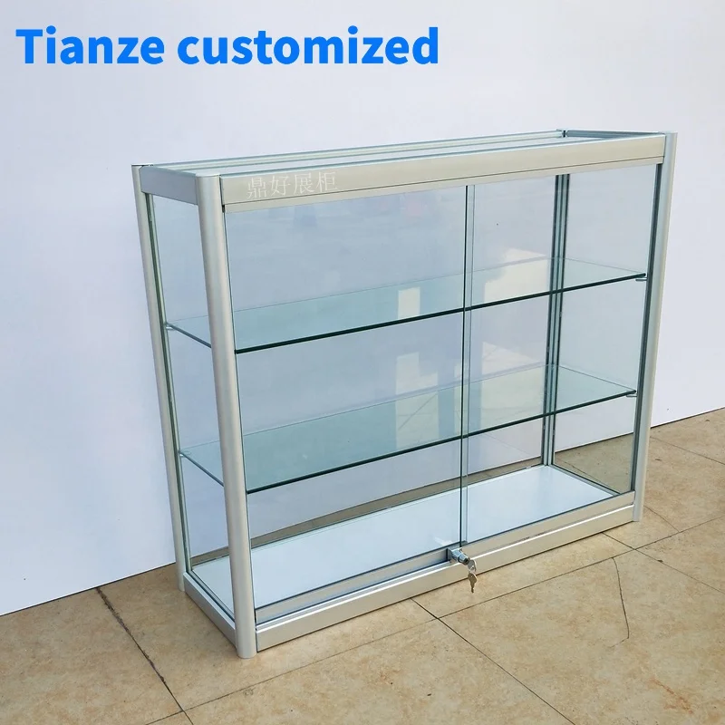 

（customized）Low Price Glass Cabinet with Lock Multi-purpose Display Showcase Retail Shop Cheap Smoke Showcase