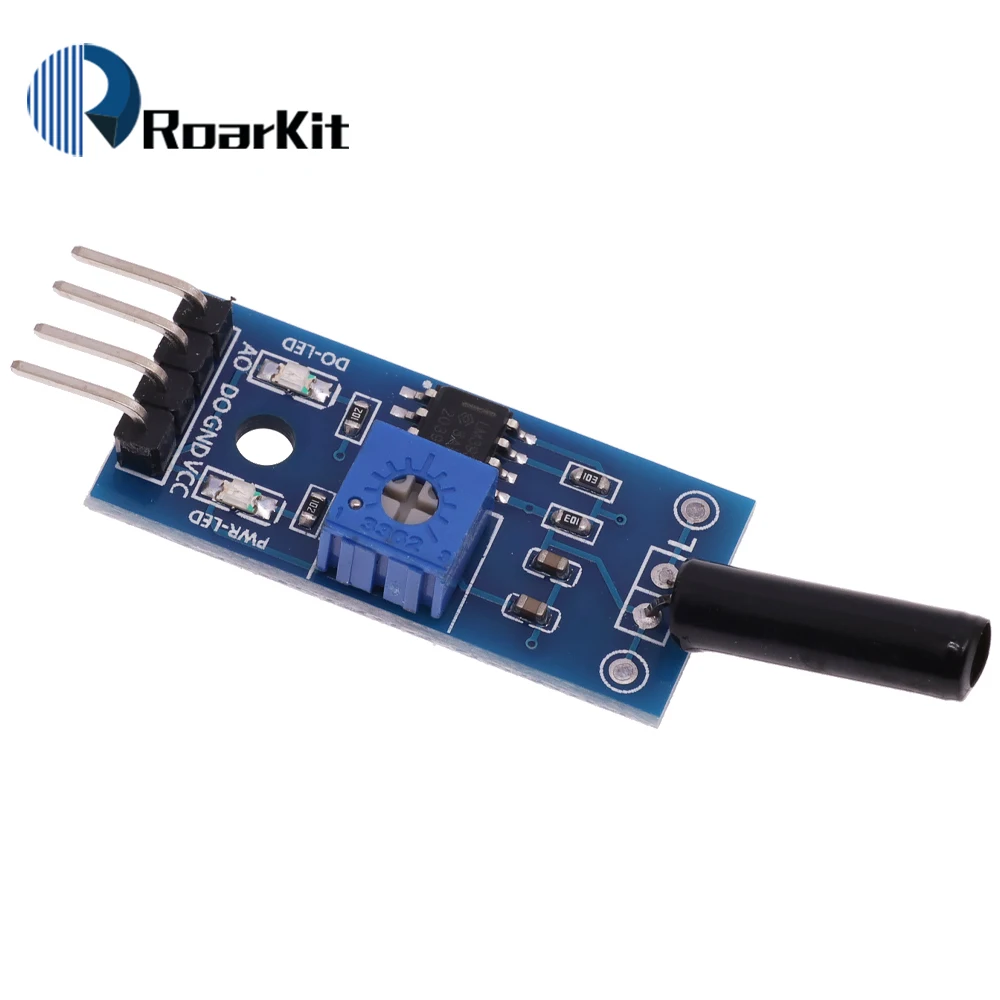 5/10/20PCS Vibration Sensor Module Normally Opened Type SW18010P Vibration Switch Alarm Sensor Module for Arduino