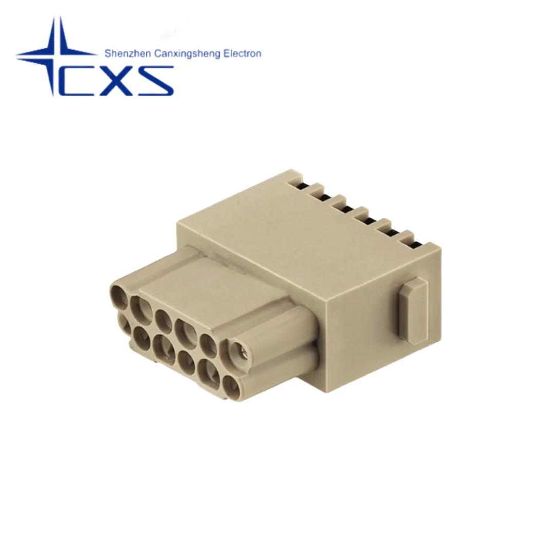 

1 шт. 09140122732 Модуль Harting HAN, 12-контактный женский модуль HAN 12MOD-F-QL