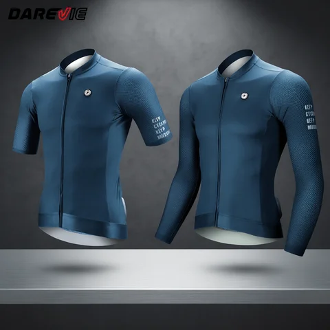 DAREVIE Man Cycling Maillo Moisture-Wicking Training Level Cycling Jersey Man Cool And Refreshing Cycling Clothes For Men