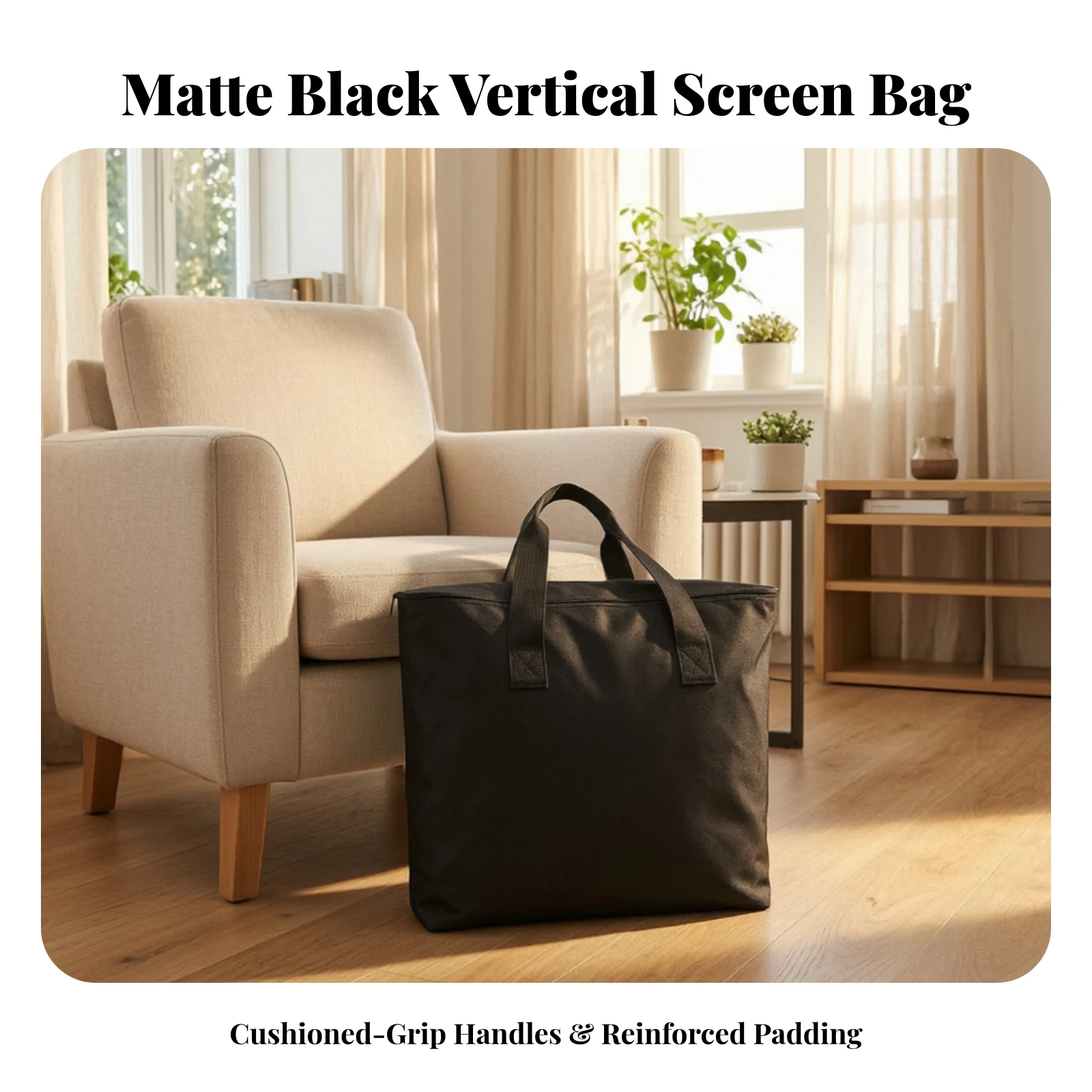 Computer Carrying Bag Portable Desktop Carrying Case Lightweight Padded for Commuters, Travel, Storage