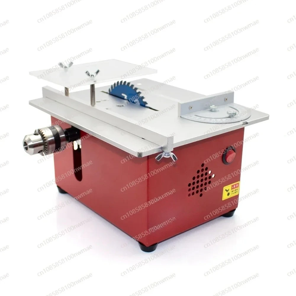 

Mini DIY Table Saw Handmade Woodworking Bench Saw Precision Model Crafts Liftable Electric Cutting Saw Set 9000RPM 360W T6