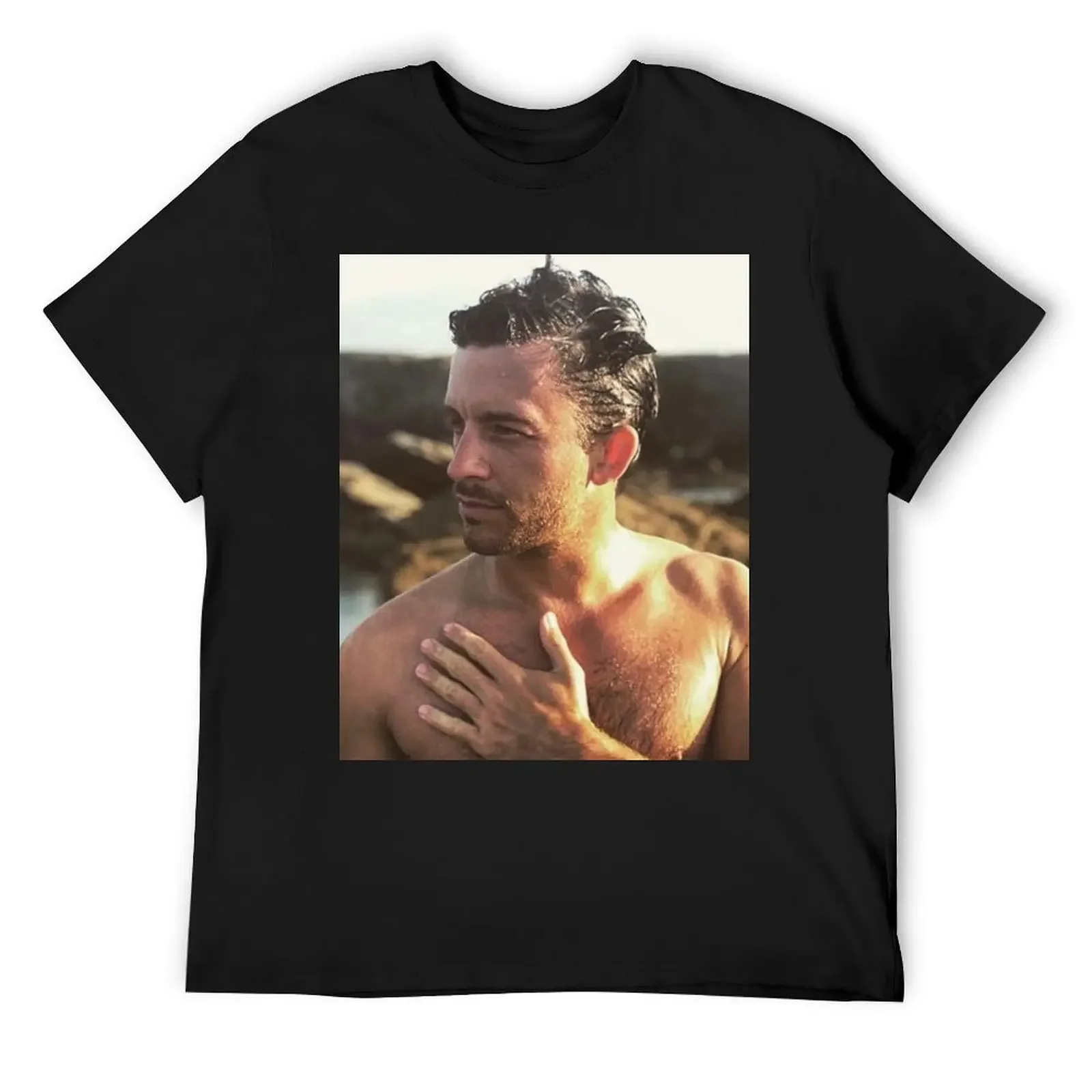 

jonathan bailey shirtless T-Shirt vintage plain graphics anime tshirt mens graphic t-shirts funny