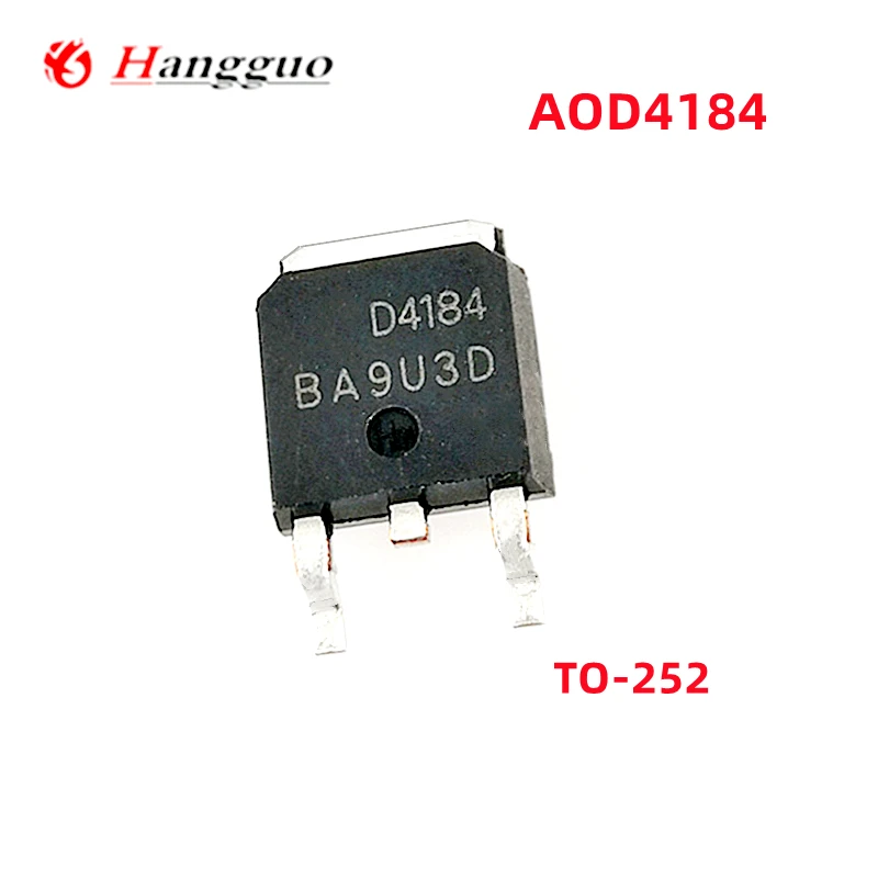 50pcs/Lot Original AOD4184A TO-252 D4184A TO252 AOD4184 D4184 40V/50A Best quality