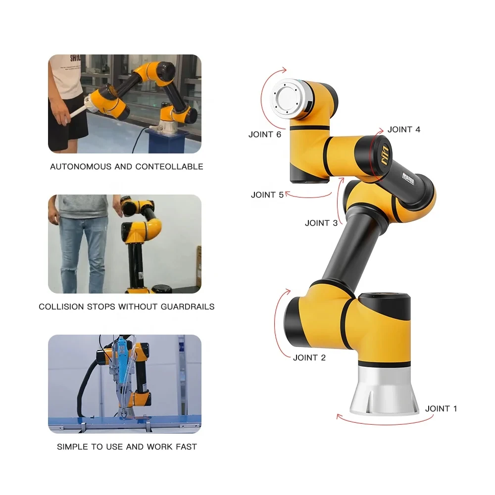 Hot Selling Kitchen Cabinet Shop Collaborative Robot Arms 6 Axis for Commercial