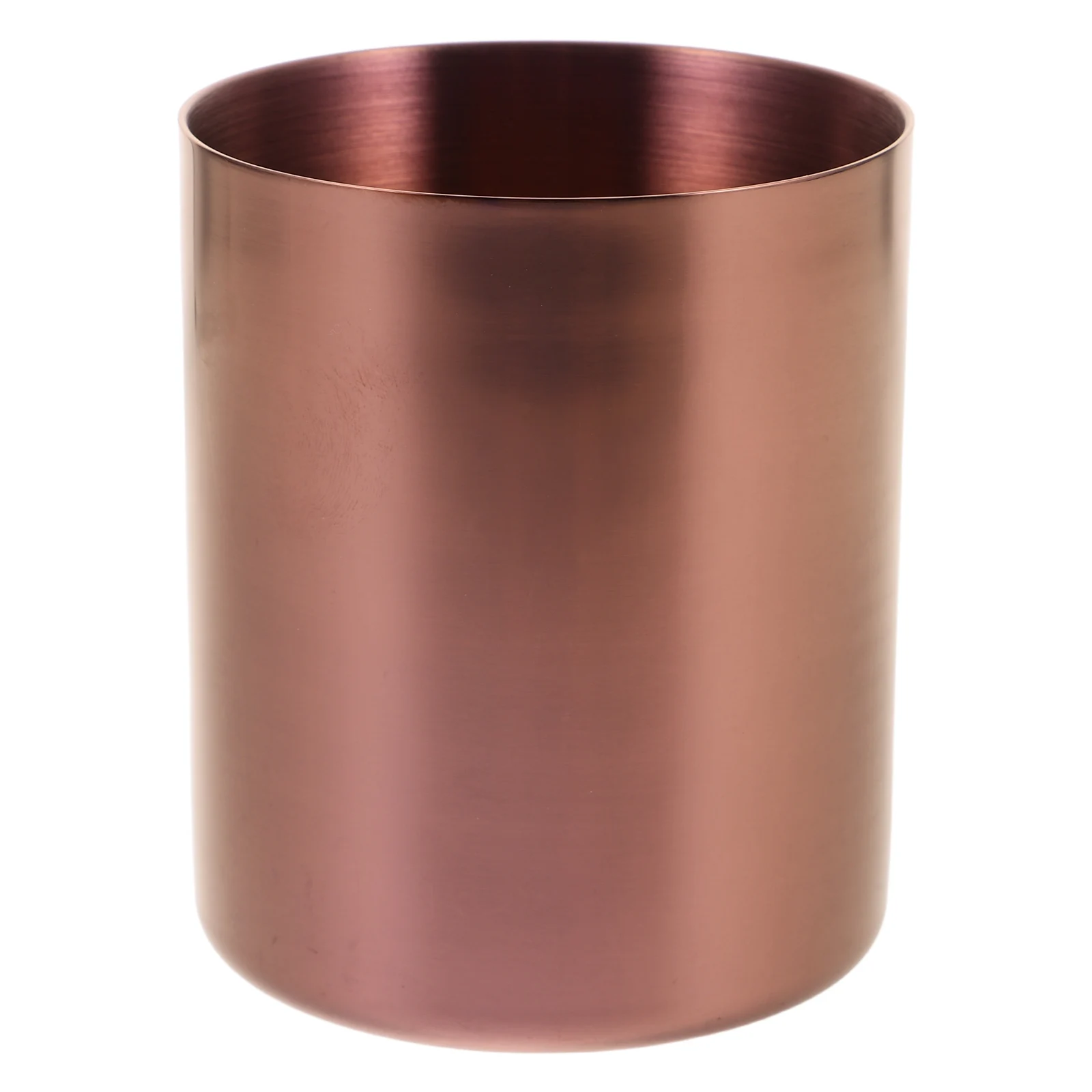 

Stainless Fountain Pen Holder Desk Accessories Cups Desktop Pencil Container Brush Storage Bin