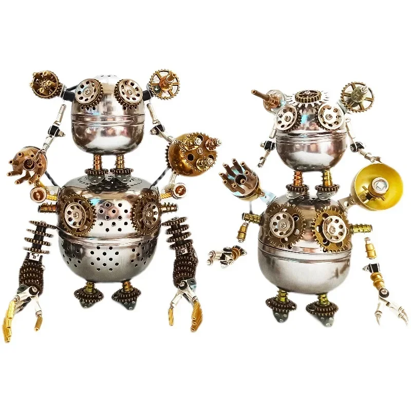 

3d Puzzle Robot Metal Model Kit Mechanical Cyberpunk DIY Creative Assembly Toy Ornaments Toy