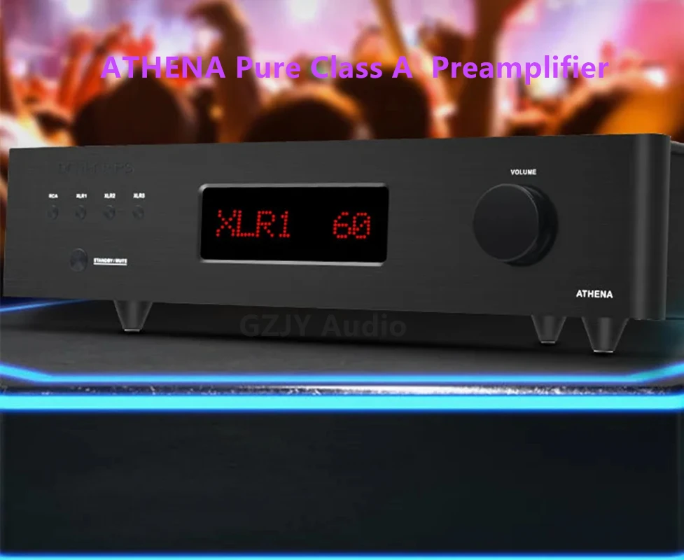 

ATHENA Preamplifier Pure Class A True Balanced Fully Discrete Flagship Line Stage Pre AMP 60 Stepped /HIFI amplifier