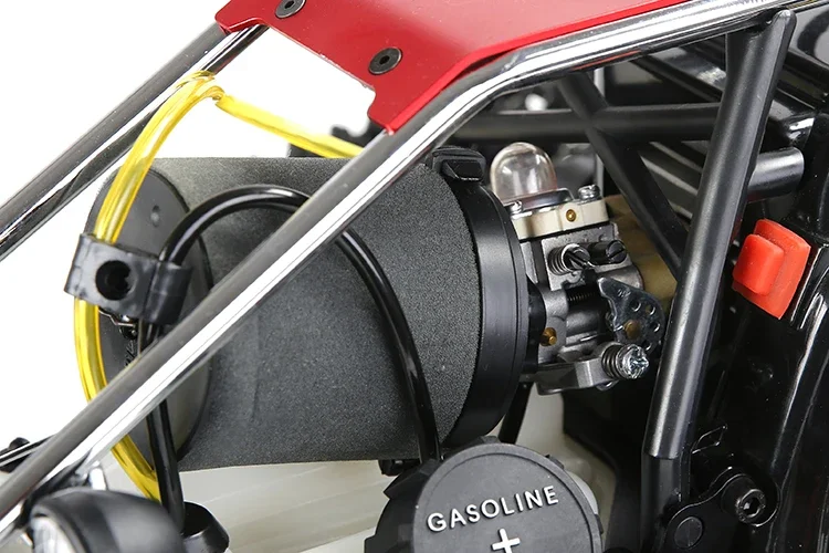 Metal Track Type 1/5 Sales 2.4G 2WD 3CH Remote Control 26CC Engine Gas RC Snowmobile