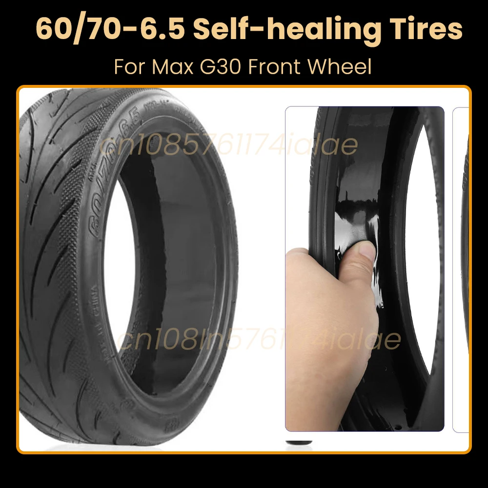

60/70-6.5 Road Self-healing Tires For Ninebot G30 G30D G30E E-Scooters Quality Vacuum Tubeless Tyres Built-in Self-repair Glue