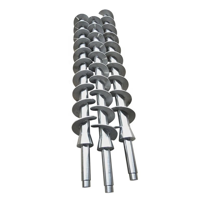 Custom Auger Stainless Steel Feedscrew Factory Barrel Worm Harden Steel Feed Screw