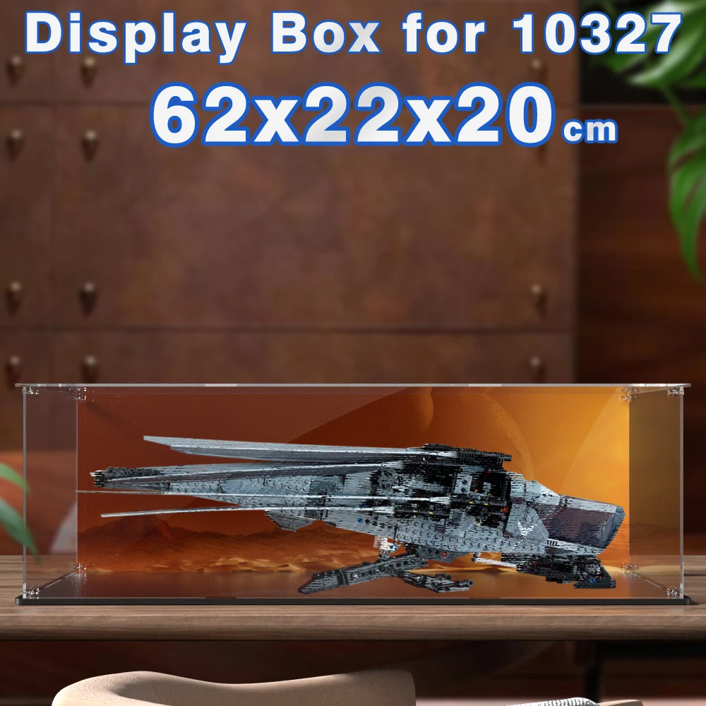 

Acrylic displaycase for 10327 bricks set display box for Royal Ornithopter toy Building block dustproof clear showcase