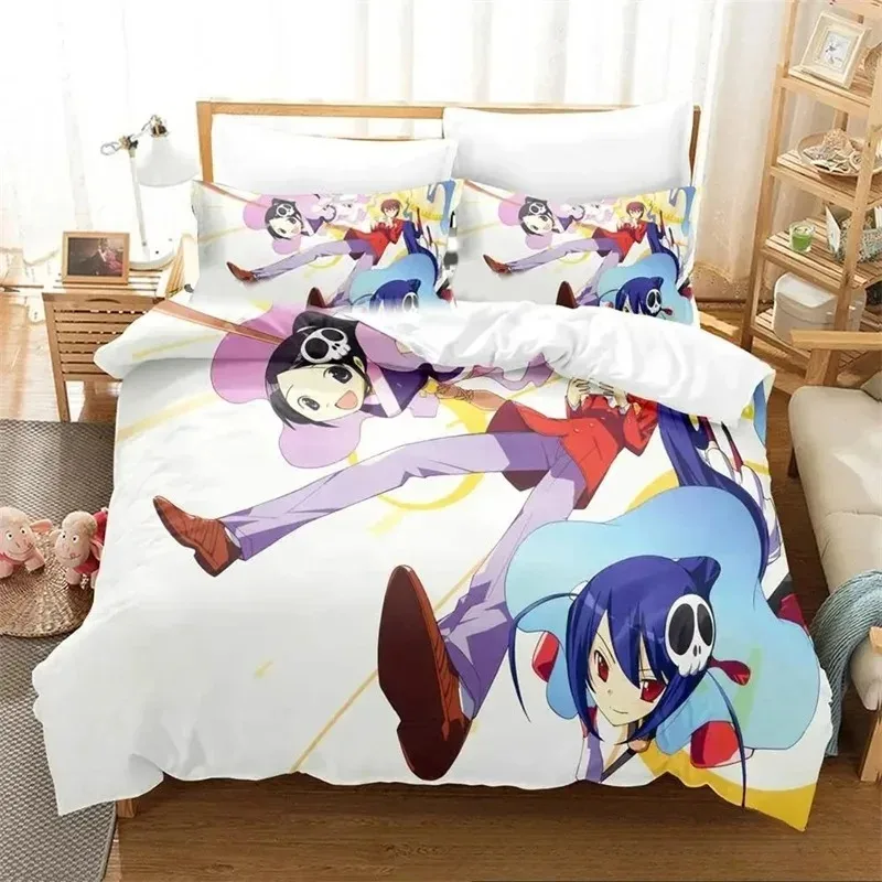 

Fashion 3D Print Anime The World God Only Knows Bedding Set Bedroom Soft Modern Bedspreads Comefortable Duvet Cover Pillowcase