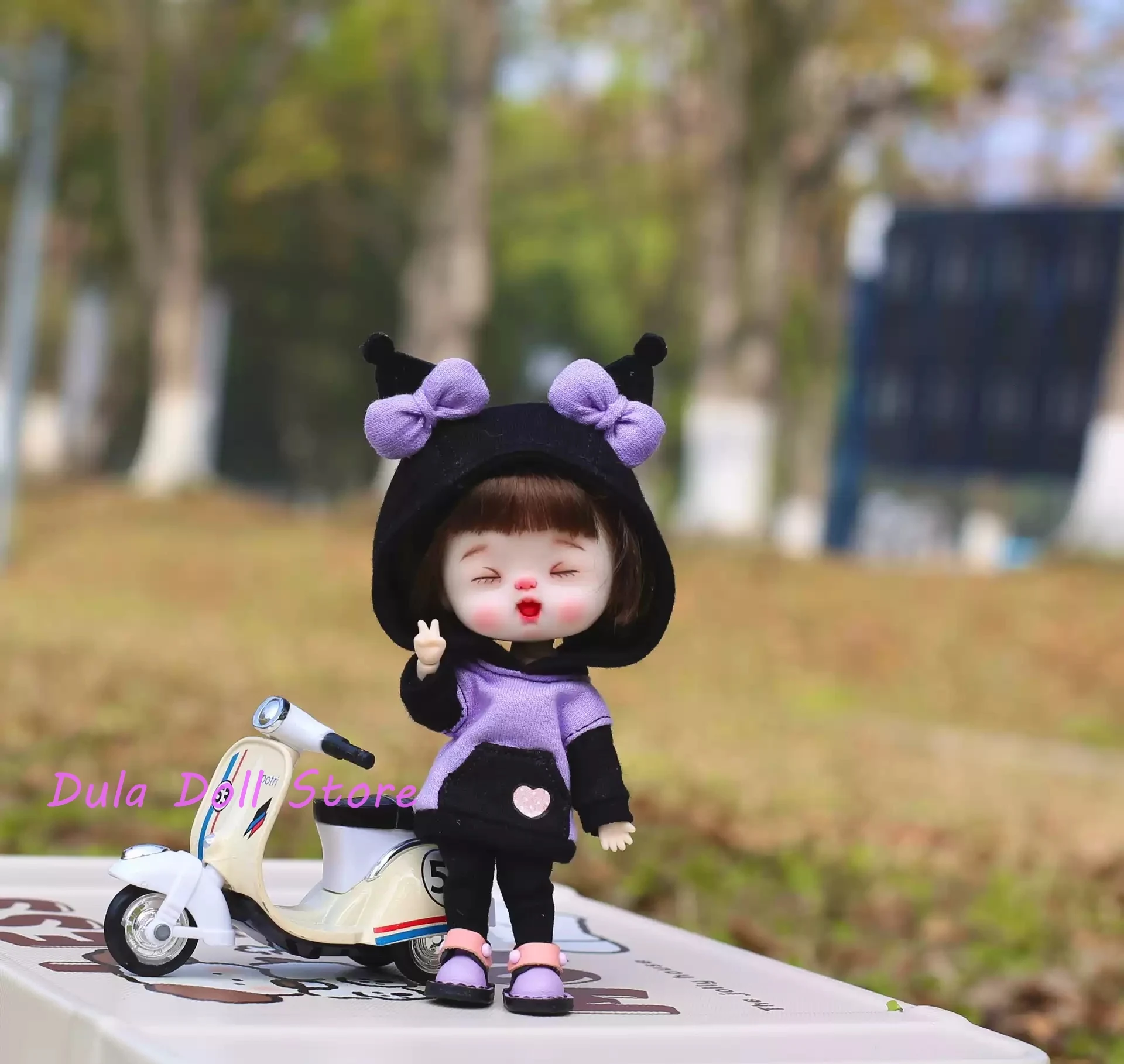 

Dula Doll Clothes Hooded sweatshirt set Ob11 gsc Doll Accessories