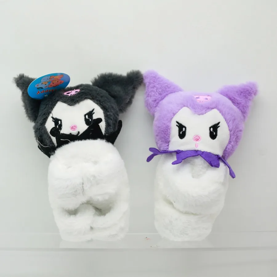 

Sanrio Kuromi очаровательные плюшевые игрушки забавный мультяшный браслет розовый коричневый темно-синий стиль подарок на день рождения детские игрушки для девочек похоят