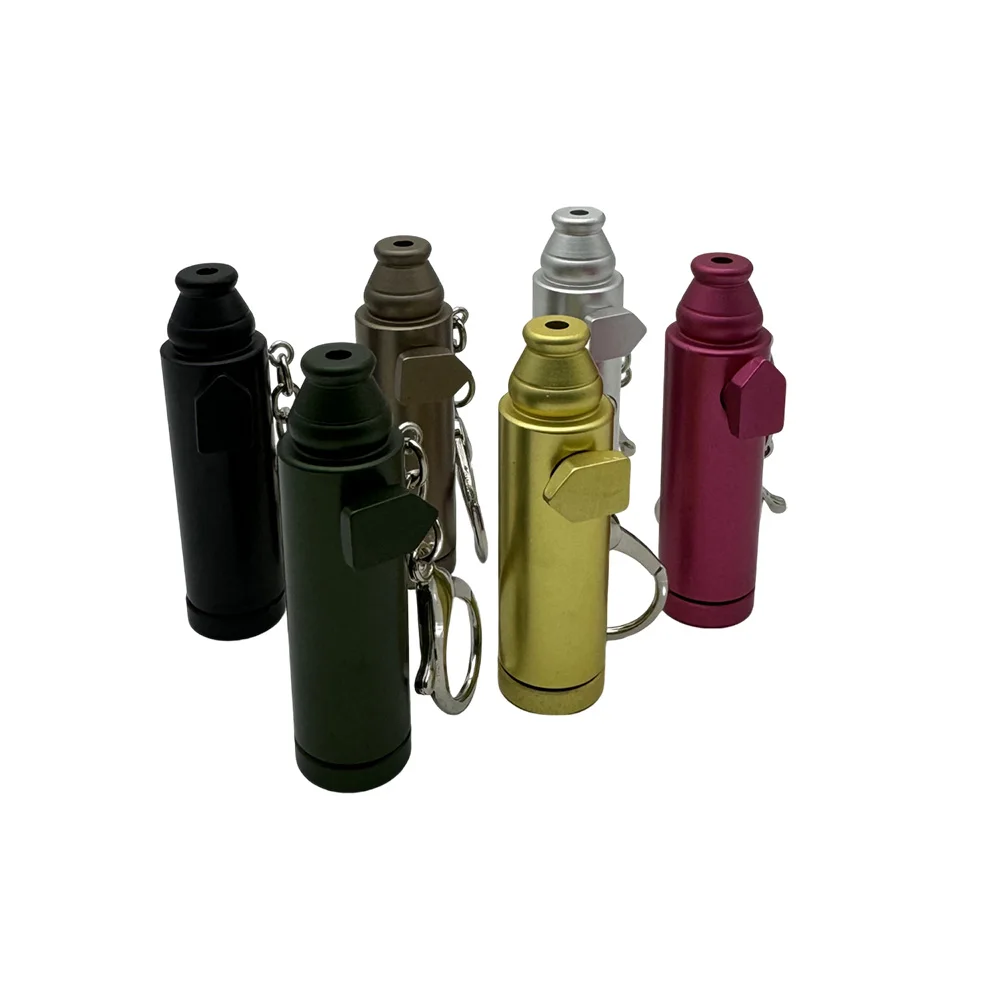 1Pcs Metal Bullet Dispenser Aluminum Alloy Portable Leak-Proof Storage Bottle for Powder Tank Accessories view 6