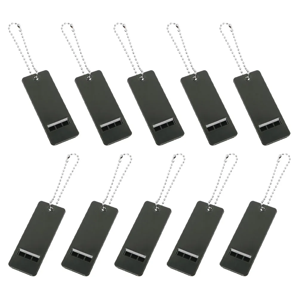 

10 Pcs Outdoor Survival Whistle Emergency Hiking Safety Whistles Plastic Gear Life Travel Loud
