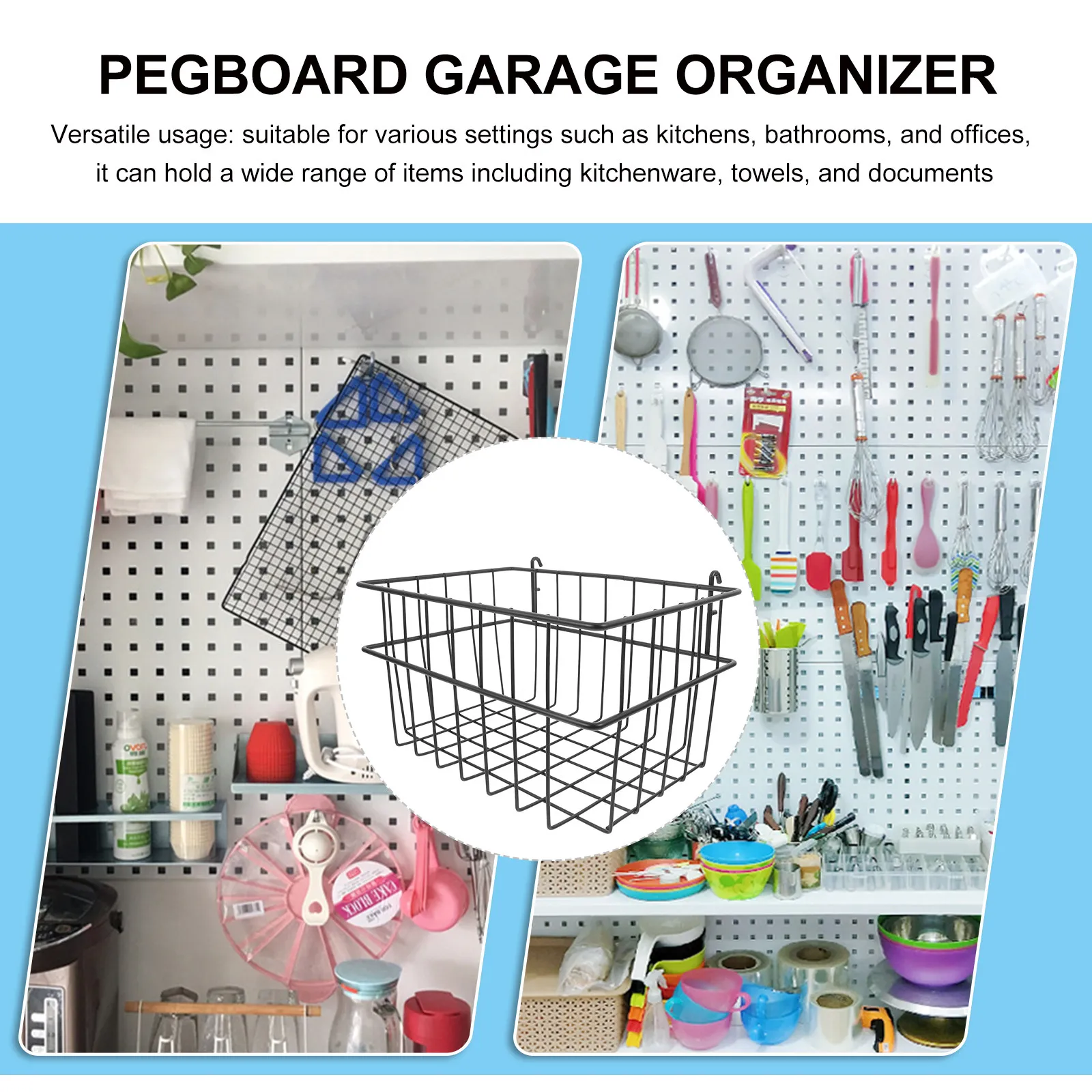 Black Pegboard Organizer Heavy - đánh giá và giá Workshop Tools Wall