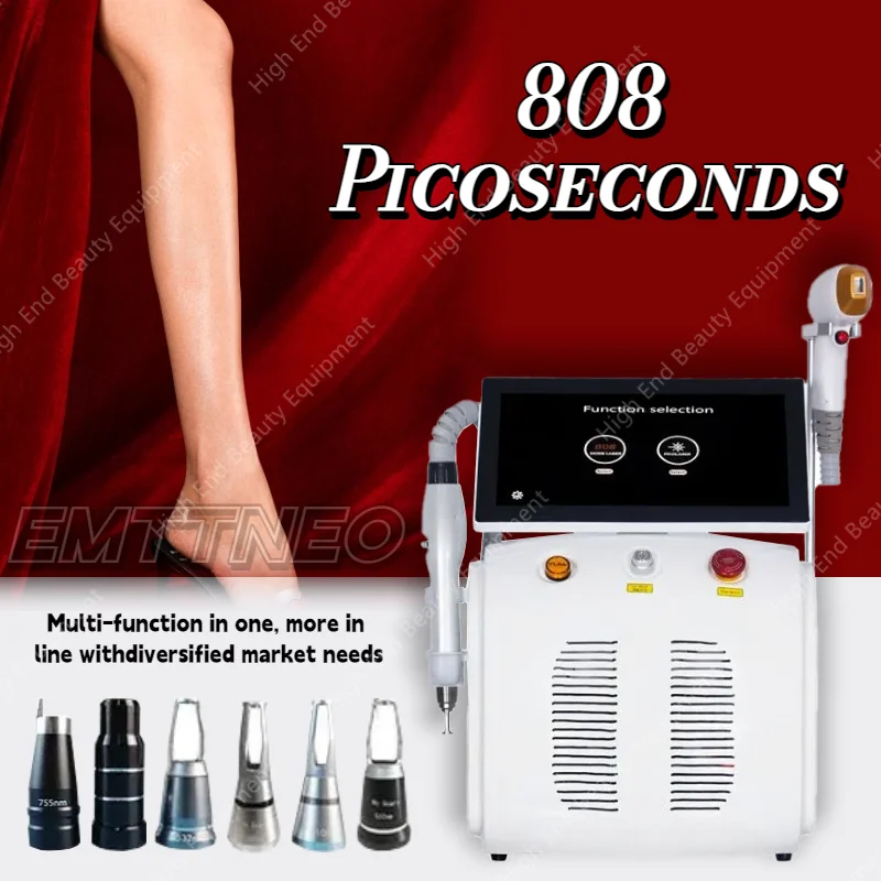 Epilator Device Soprano Titanium 808 Diode Laser Hair Removal Machine 3 wavelength Painless Laser Hair 3000W Device
