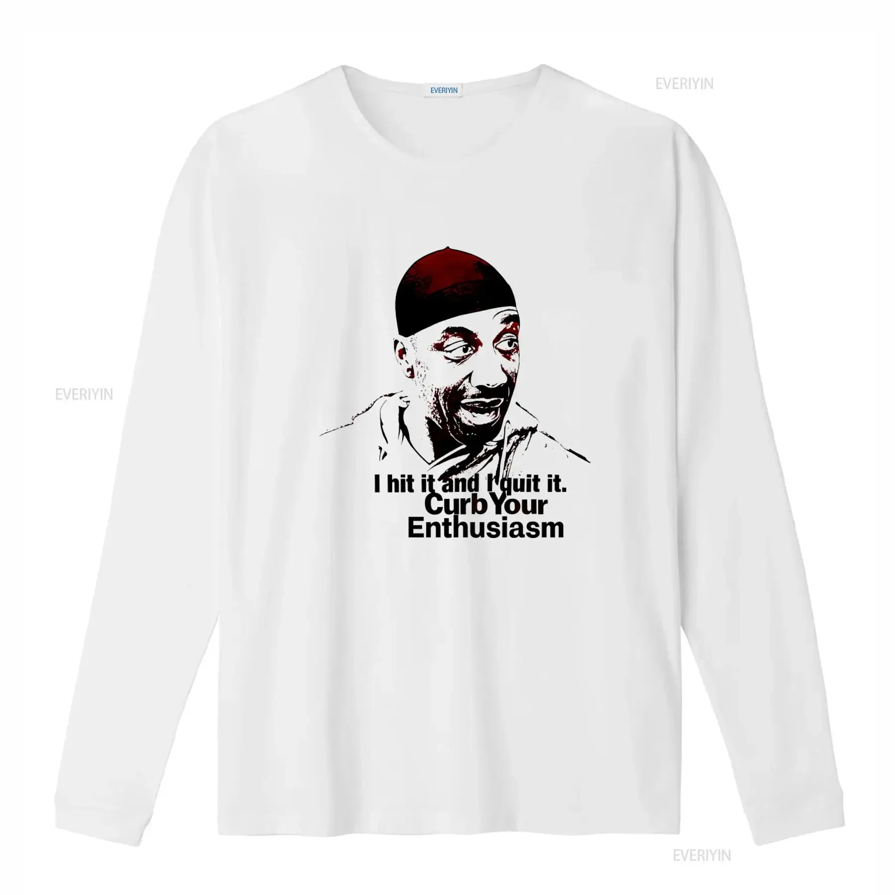 Leon From Curb Your Enthusiasm T Shirt I Hit It And Quit Design Funny vintage Washed homme graphic Top For Everyday Wear