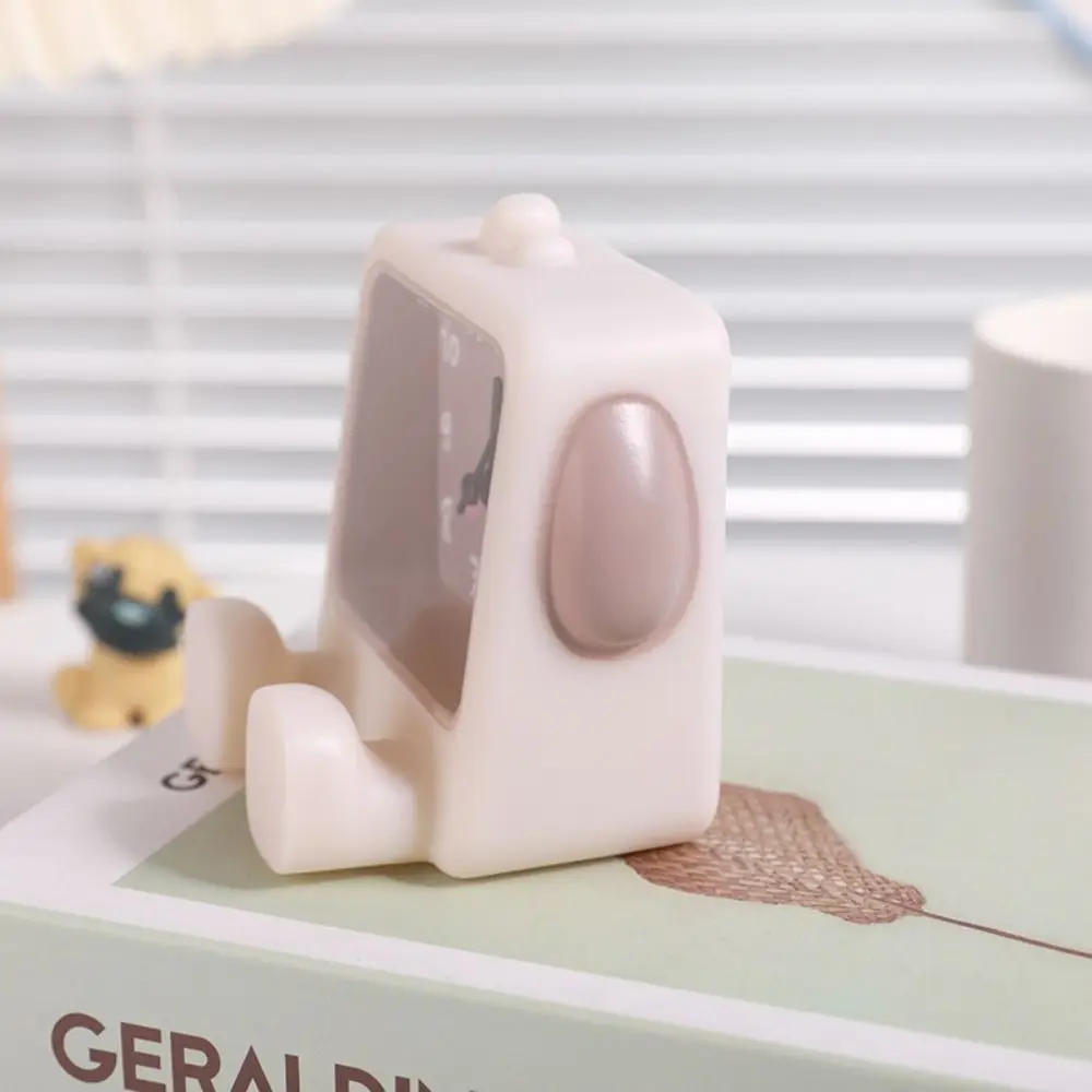 

Phone Stand Desktop Clock Phone Holder Anti-slip Multi-functional Cartoon Children's Alarm Clock Portable Statue