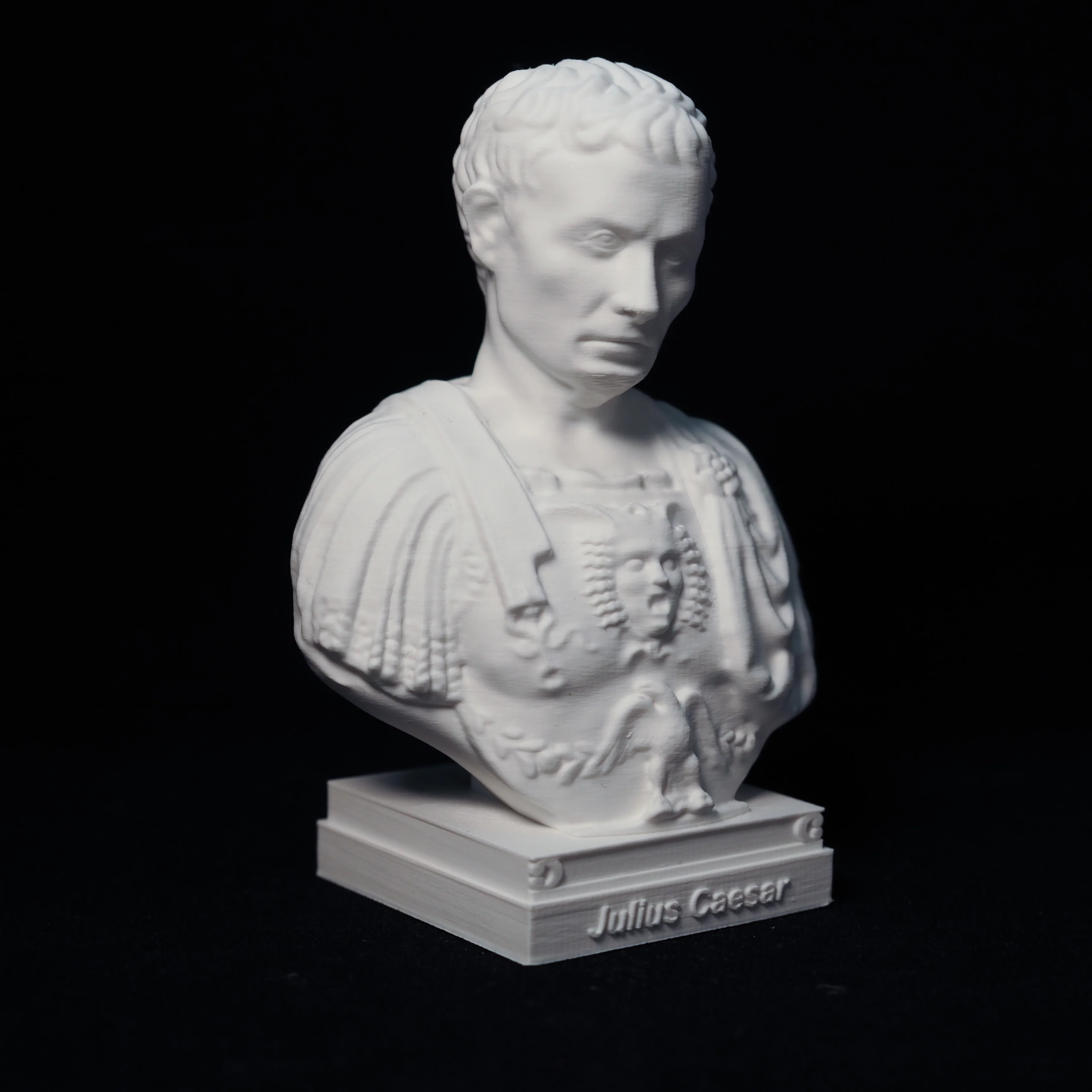 Caesar ornaments statue model ornaments bust crafts great man portrait desk desk, 3D printing PLA plastic materia