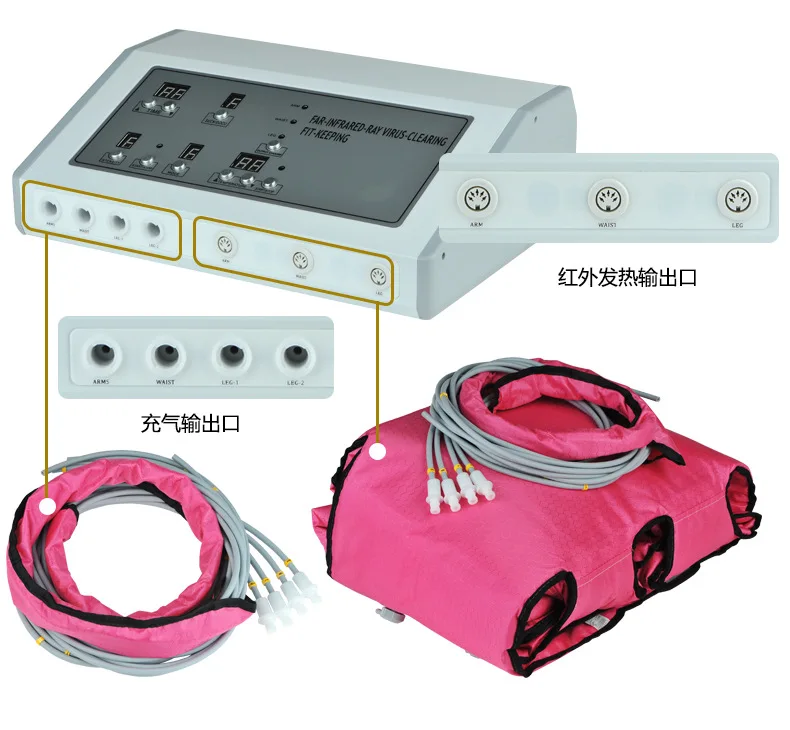 Terno distante-infravermelho conectado da sauna do aquecimento, pressão da inflação, massageador inteiro do corpo, suando, perda de peso, circulação sanguínea