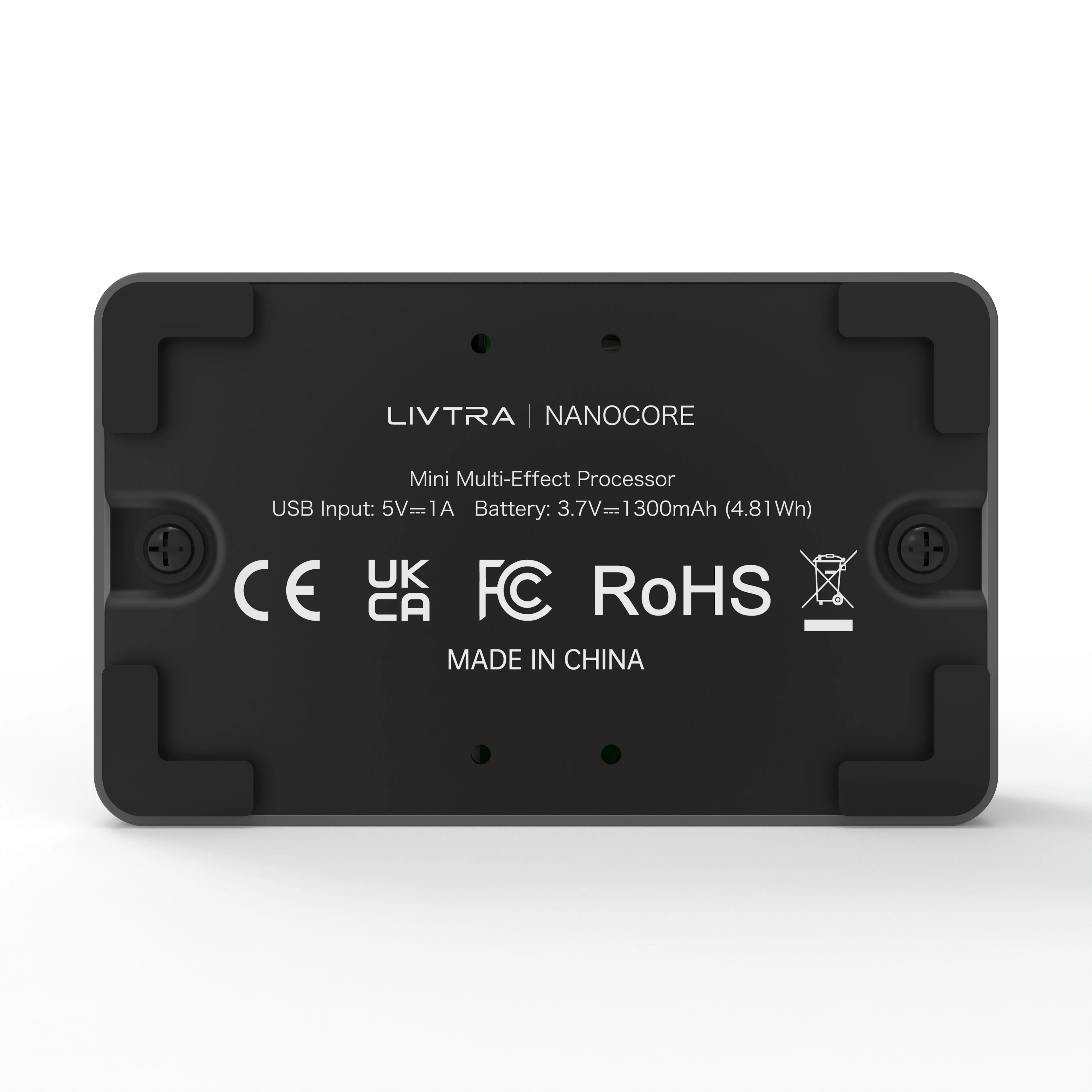 LIVTRA NANOCORE Pocket Multi-Effects Guitar Pedal 126g 10H Battery 2.4