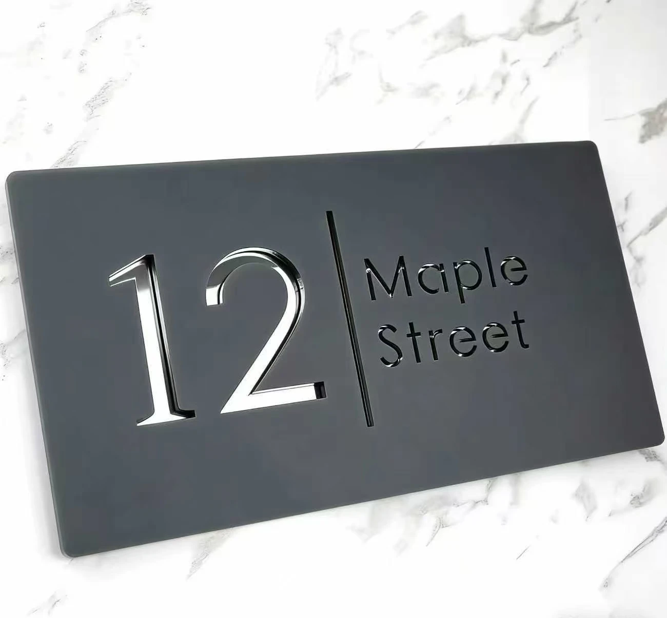 Custom Acrylic Door Signs, Room Number Plates, Hotel and Office Custom Acrylic Room Number Signs, Easy to Install