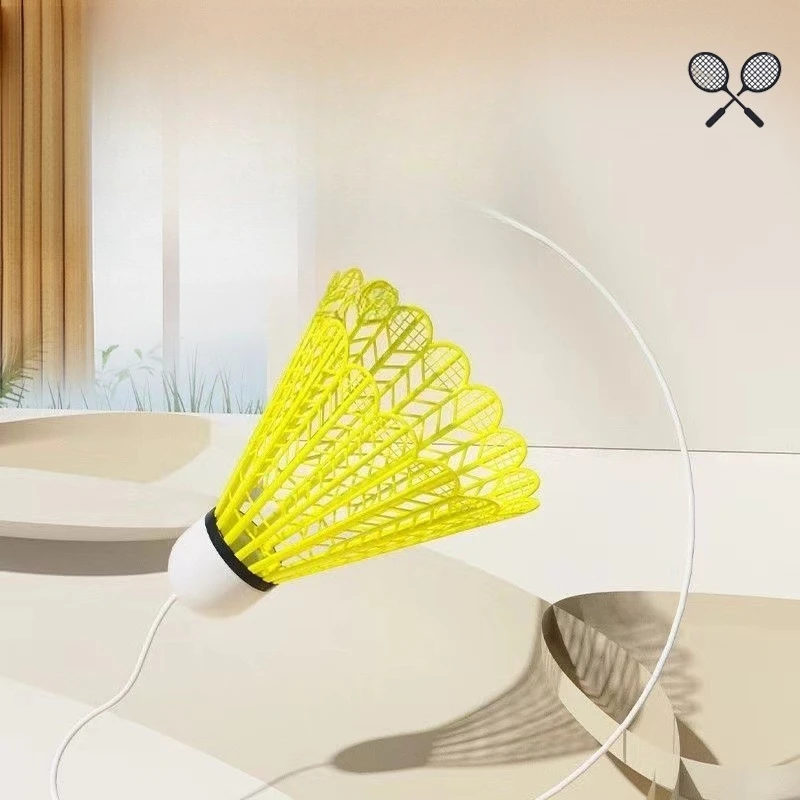 Glowing Badminton Trainer Practice Robot Training Shuttlecock Stretch Self-Study Indoor Outdoor Sports Badminton Training Balls