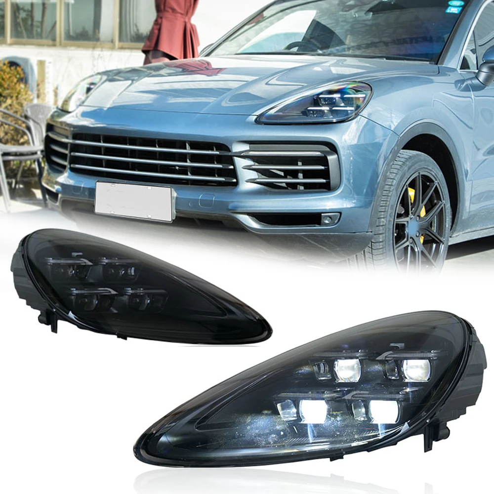 

LED HeadLights for Porsche Cayenne 9Y0 18-23 new style full led DRL Car head lamp Assembly Signal Auto Accessories Modified Lamp