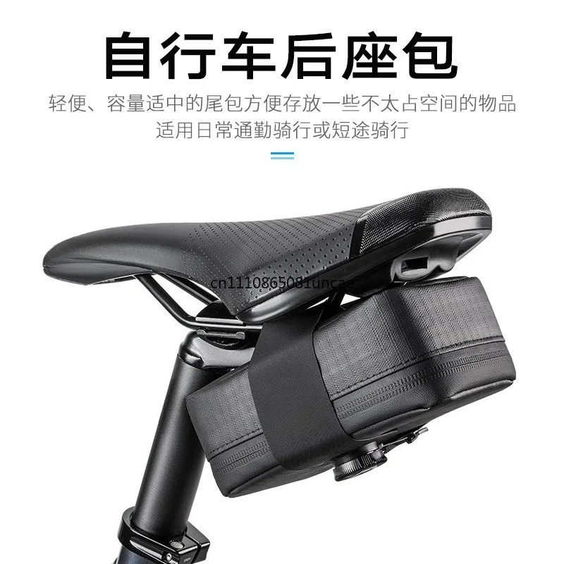 Multi Compartment Bike Saddle Storage Bag for Mountain Bicycle Cycling Accessory
