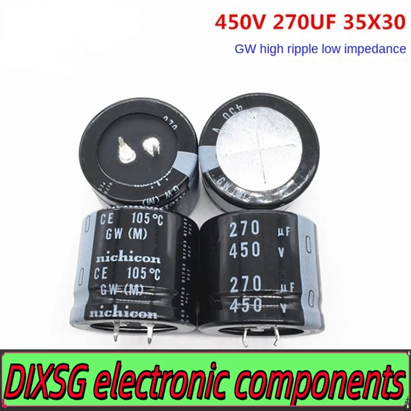 DIXSG (1 шт.) 450V270UF 35X30 Япония Nichicon 270UF 450V 35*30 GW Высокая пульсация низкое сопротивление