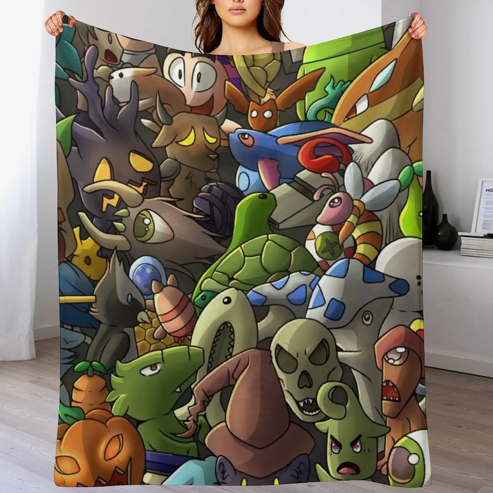 ALL TERRARIA PETS- Digital Throw Blanket Lightweight Cozy Blanket for Bed Sofa