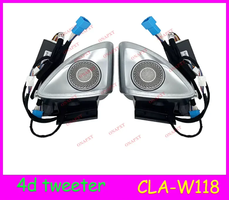64-kleuren set voor Mercedes-Benz A/CLA klasse W177 W118 LED auto air vent turbine uitlaat nozzle sfeerverlichting neon lamp