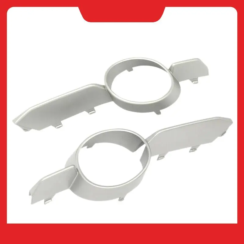 1Zestaw dla -BMW X6 E71 E72 2008-2014 Przedni zderzak Światło przeciwmgielne Osłona grilla Wykończenie 51117188385 51117188386