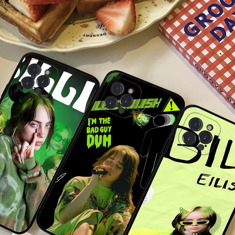 Singer B-BillieS Phone Case For iPhone 16 15 14 11 12 13 Mini Pro XS Max Cover 6 7 8 Plus X Funda Shell