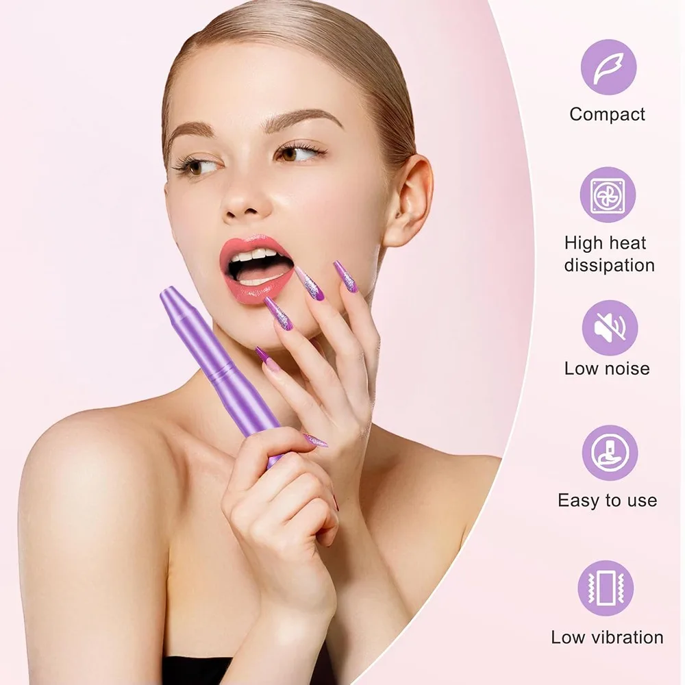 ملحقات الأظافر الكهربائية مسمار الحفر القلم مانيكير باديكير التدريبات USB المعادن مسمار آلة الحفر هلام أدوات تلميع مجموعة تشذيب الأظافر