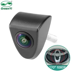 GreenYi CCD AHD 1080P Vehicle Logo Front View Camera For Toyota Avensis Crown Reiz Prius Prado Camry Yaris Corolla Hilux