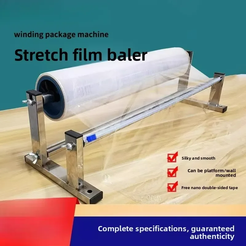 Stainless Steel Plastic Wrap Cutter Film Dispenser Kitchen Cling Film Holder Easy Tear Food Storage Organizer Tool