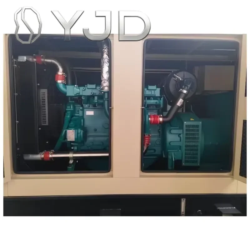 YJD AC 3 Phase Super Silent 120/240V 20KW 30KVA Open Frame Diesel Generator Set ATS 50Hz 1800 RPM 90% Efficiency Mobile Trailer