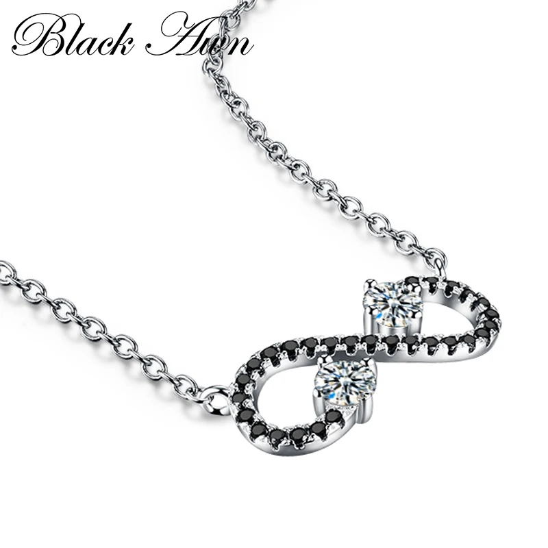 2025 New Necklace Noble Silver Color Classic Jewelry Trendy Wedding Pendants Engagement Necklaces for Women P055