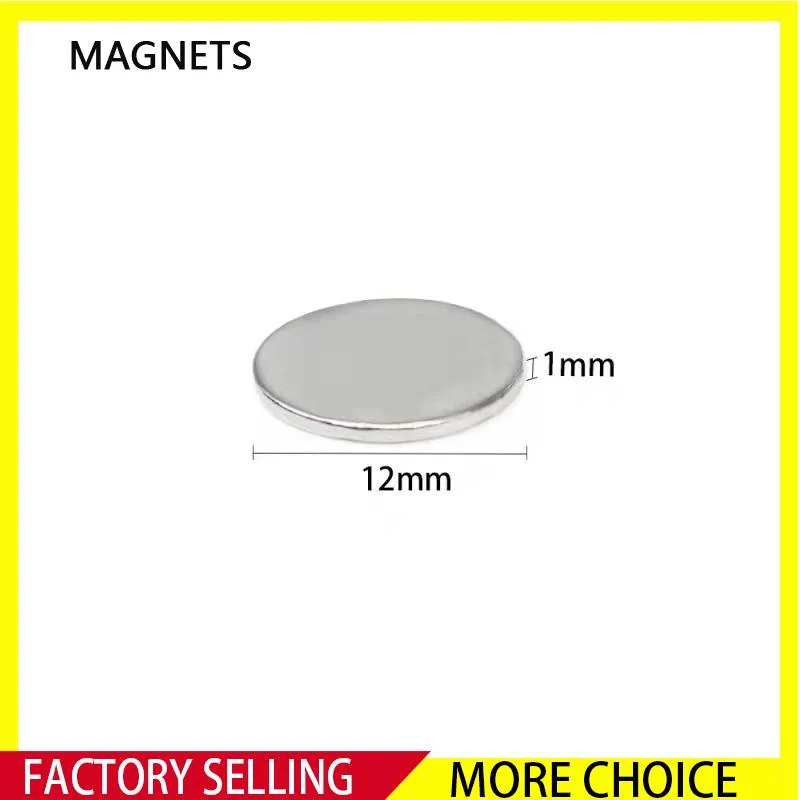 20/50/100/200/300/500PCS 12x1 Round Strong Powerful Magnets N35 Permanent Neodymium Magnet Disc 12x1mm 12*1 Thin Search Magnet