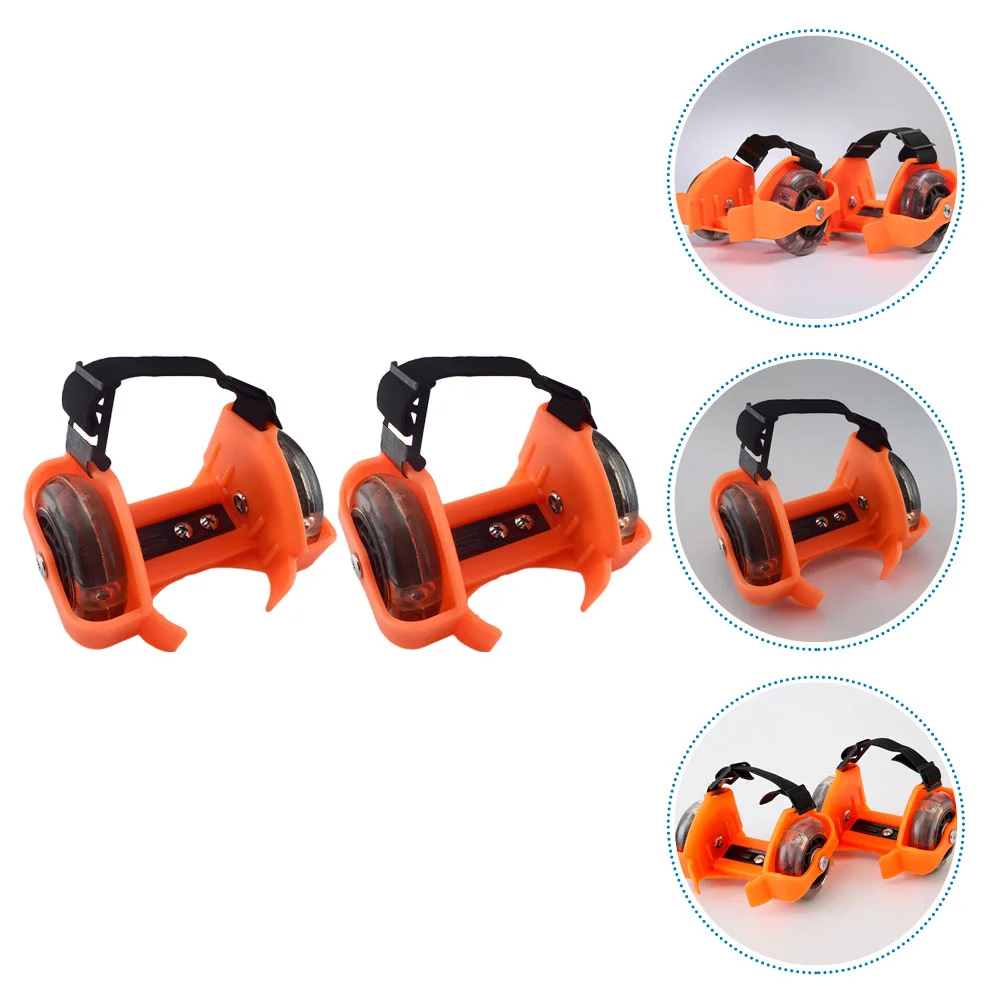 PVC Three-color Shoes Roller Skate Adjustable Walker Skates Women's