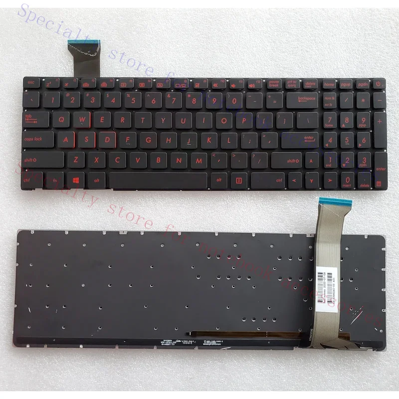 New For ASUS GL752 GL752V GL752VL GL752VW GL752VWM laptop US keyboard backlit