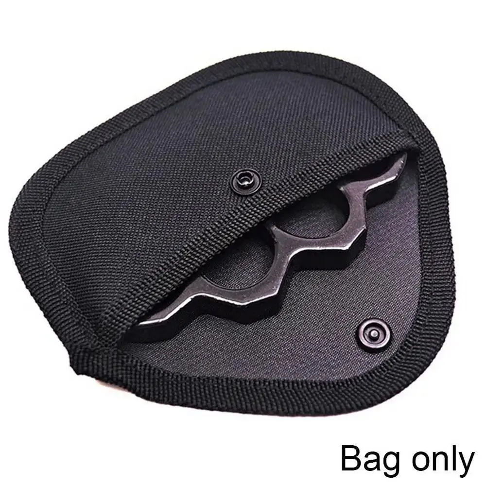 1Pcs New Lining Fist Ring Finger Tiger Bag Only Bag Shockproof Iron Four-finger Cloth Cover Soft Unisex Hanging Buckle Bag