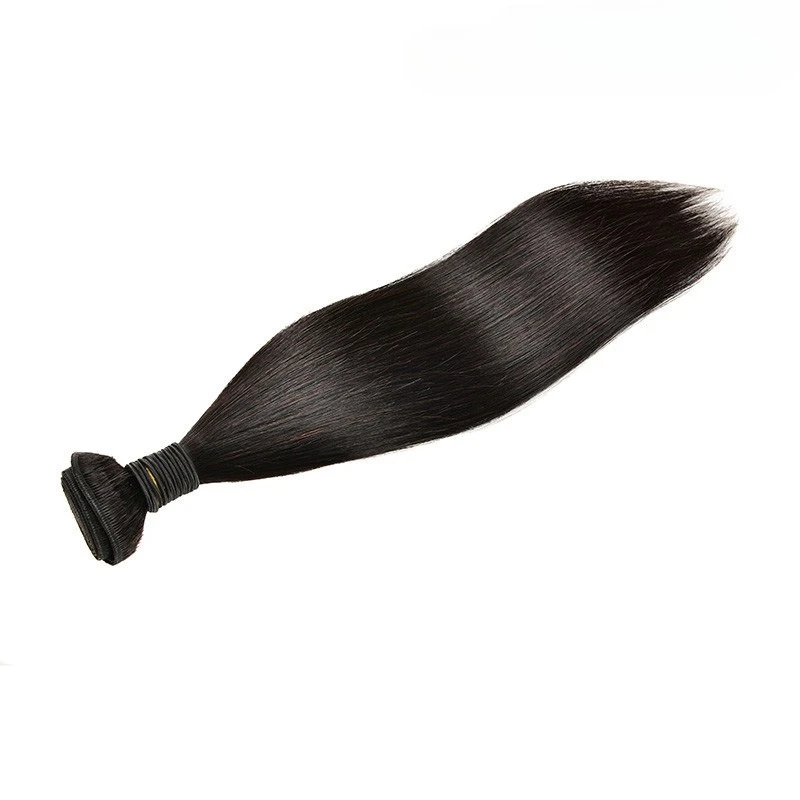Echthaar-Webbündel in natürlicher Farbe/1 Stück für Damen, ideal für den täglichen Gebrauch, Partys, Hochzeiten, als schützende Haarverlängerung, weiche Textur, einfache Anwendung. – Detail 3