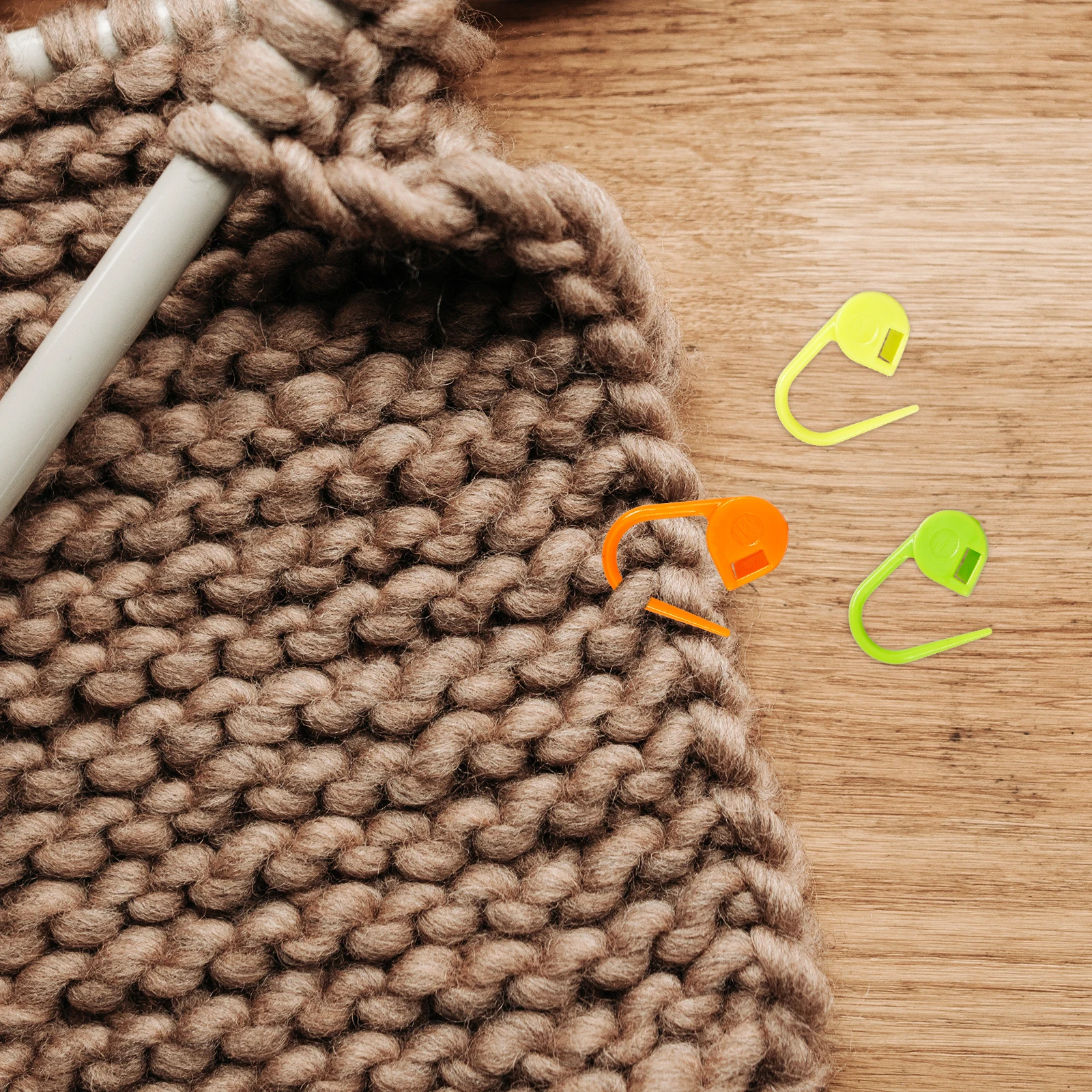 

100pcs Stitch Markers For Knitting Crocheting Colorful Reusable Diy Crochet Marker Multi-Use Craft Rings Sewing Notions Needle