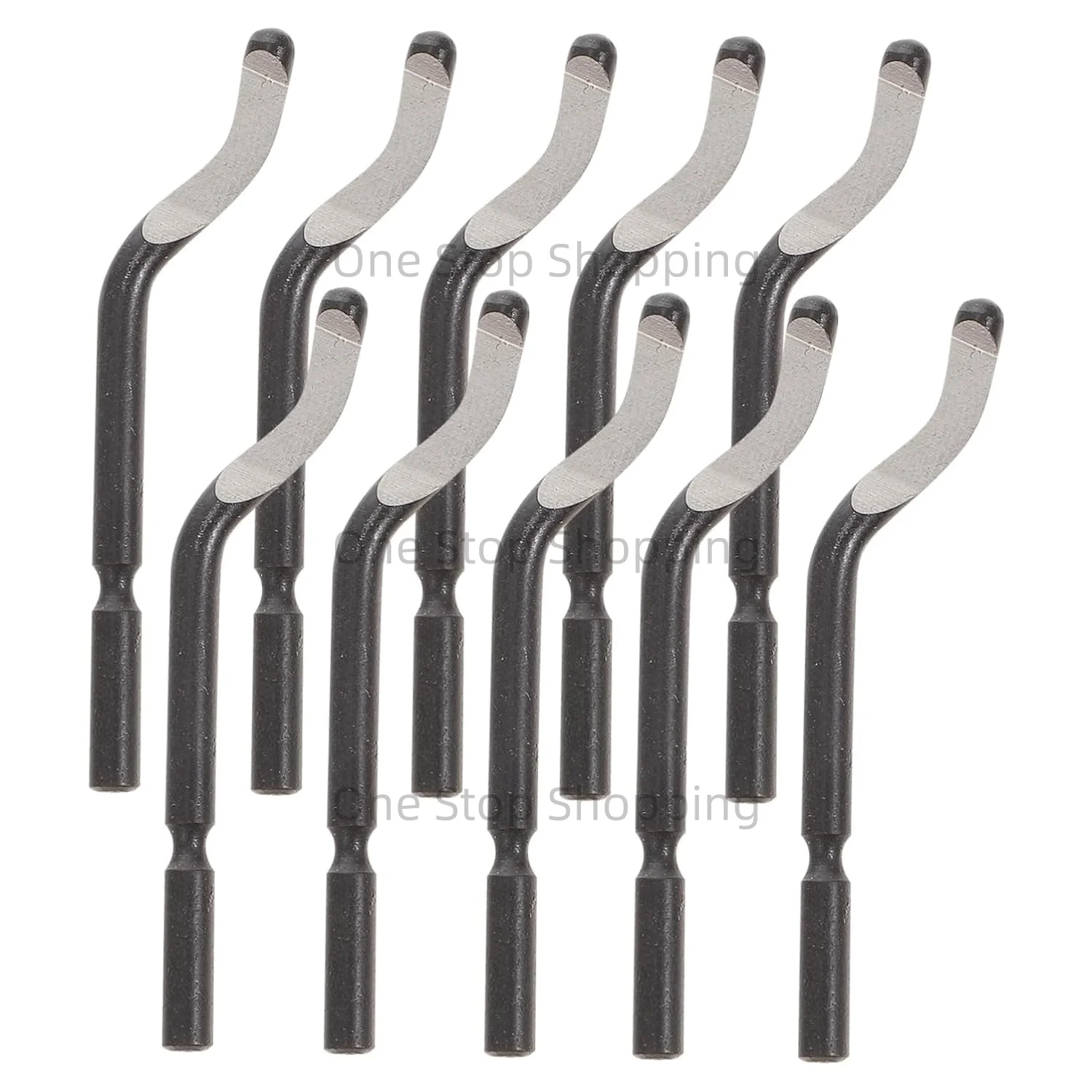 Deburring Blades Set of 10 PCS BK3010 45 Degree Burr Remover Hand Tool for Hole Within 1.5mm BS1010 BS3010 BS1012 BS1018 BK1010