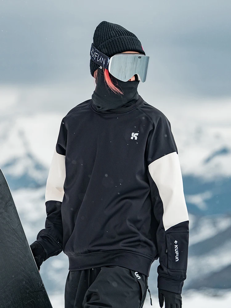 

Kufun Cool Peak 2024 Winter Snowboard Hoodie ex Base Layer Inner Wear Waterproof Windproof Warm Outdoor Clothing